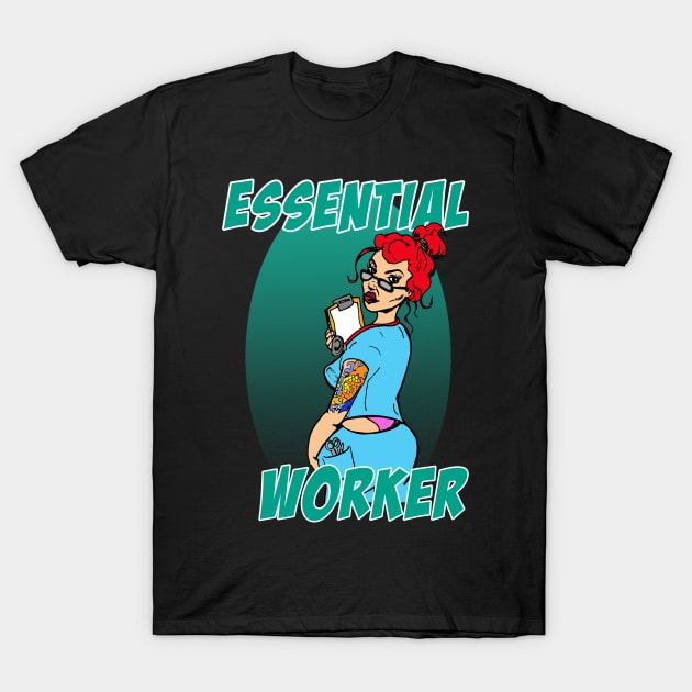 Essential Nurse T-Shirt by silentrob668